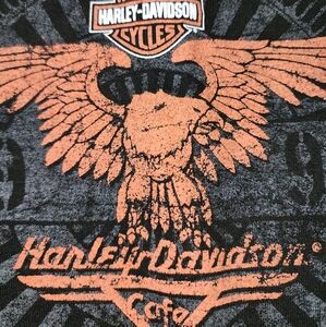 VINTAGE HARLEY DAVIDSON CAFE LAS VEGAS EAGLE SHIRT NWT XL